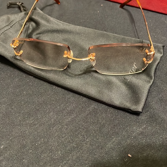 Cartier Accessories Cartier Rose Gold Big C Sunglasses Custom Made